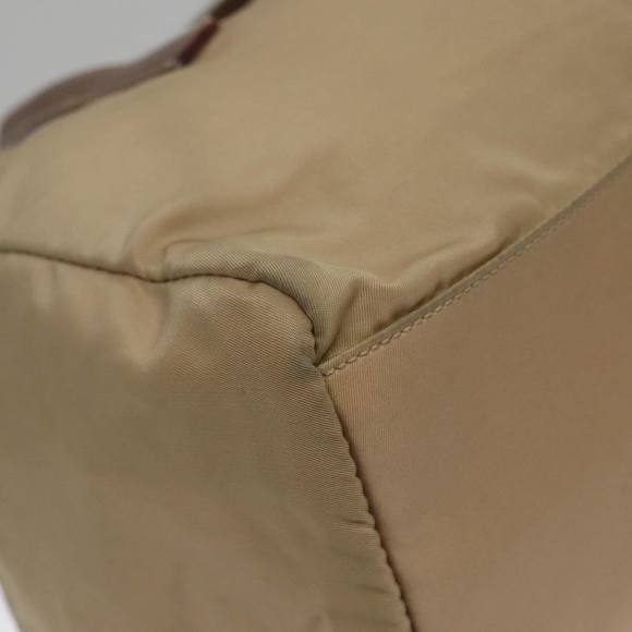 PRADA Hand Bag Nylon Beige Auth 103771 - Picture 15 of 16